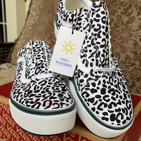 Vans Old Skool Stacked Uv Ink Leopard/True White M - Picture 9 of 16